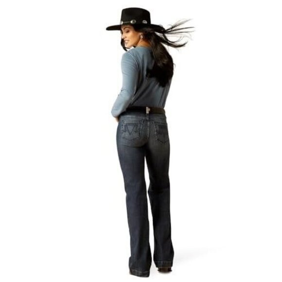 Ariat Women's Perfect Rise Elsie Trouser Jeans Missouri Wash 10053536 - Picture 1 of 6